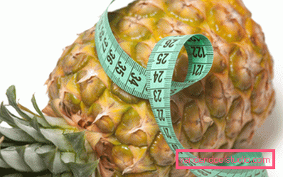 Ananas pentru pierderea in greutate