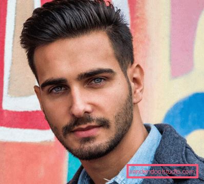 Coafuri masculine cu pieptănat - fotografie