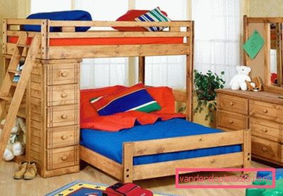 O cameră interesantă pentru copii de design pentru un băiat de vârste diferite